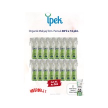 İpek Organik 16 Pkt X 80'li Makyaj Tem. Pamuğu Ve Rosie