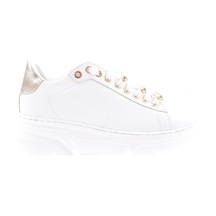 Dgn Es864-23y Kadin Kalin Kristal Taşli Sneakers Ayakkabi ES864-2007-R0198 Beyaz