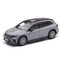 1:18 Ölçek Nzg 2023 Mercedes Benz Eqs Suv Amg Line X296 Gri Diecast Metal Minyatür Model Araba 25cm
