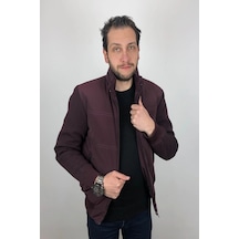 Marco Muratti Dmctekstil Erkek Mrc-637-001 Hakim Yaka Spor Kesim Normal Kalıp Kolları Çelik Örgü Kışlık Mont Bordo