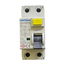 Metesan 2x25 300ma Kaçak Akım Koruma Rölesi
