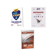 2027 2027 Limit Ayt Tüm Dersler Sayısal Prokamp + Matematik Soru + Anla Kazan Paragraf Deneme 3'lü Set