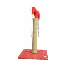 İnce Kedi Tırmalama Tahtası 50 Cm Kırmızı