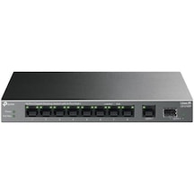 TP-LINK LS1210GP 8 Port Gigabit + 1XRJ45/1XSFP Uplınk 61 W 250 M Poe Switch