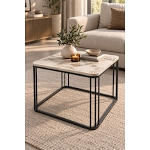 Sulorahome Orta Sehpa 60x60 Cm Beyaz - Efes