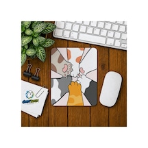 Kanka Kediler Baskılı Oyuncu Mousepad 0110