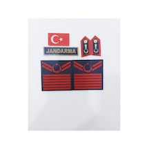 Asayiş 6 Kademe Bayrak Spolet Jandarma Yazı 4 Lü Set