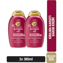 Ogx Keratin Oil Kırılma Karşıtı Saç Bakım Kremi 2 x 385 ML