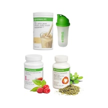 Herbalife Set Vanilya Shake- 50 Gr Ahududu Aromalı Çay- Thermo Complete Ve Shaker