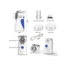 Ac-4020 Taşınabilir Mesh Nebulizatör Çok Hafif Süper Sessiz + Ac-9270 Dijital Temassız Ateş Ölçer