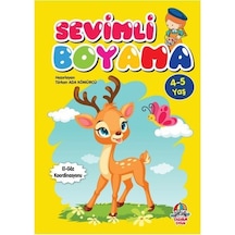 Sevimli Boyama 4-5 Yaş - Türkan Ada Kömürcü - Yağmur Çocuk