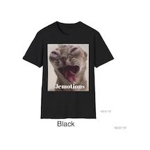 Tarzsokak Jemotions Meme Erkek Kadın T-shirt %100 Pamuklu Tişört Kısa Kollu Üstler 0202-3 Çok Renkli