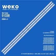 Wkset-6338 35808x3 43 V16 Art3 2665 Rev0.3 1 3 Adet Led Bar Tvnizin İçindeki Led Barla Aynısı Olduğunu Görmeden Almayınız. Led Bar Ürünlerinde Paket Açıldığında İade Kabul Edilmemektedir.