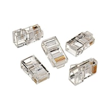 Rj-45 Konnektör Jak Cat5 İnternet Kablosu Ucu 100 Adet Rj-45 Konnektör Jak Cat5 İnternet Kablosu Ucu 100 Adet