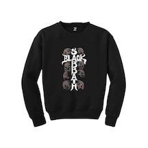 Black Sabbath Skull Siyah Sweatshirt Siyah