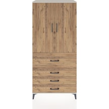 Hyperion Dolap 3 Raflı 4 Çekmeceli 2 Kapaklı 88x44x195 Aytaşı-çam Aytası Hyperion Dolap 3 Raflı 4 Çekmeceli 2 Kapaklı 88x44x195 Aytaşı-çam Aytası