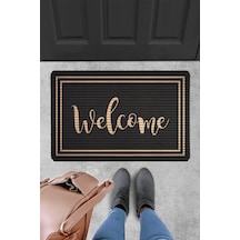 Evaşk Kapı Önü Paspası Vinil Kaymaz Tabanlı 40 X 60 Uvrub009