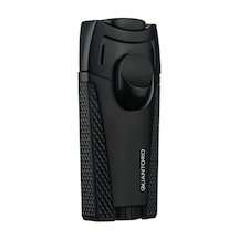 Quantoro 2 Torch Pürmüz Siyah Metal Puro Çakmağı - Trz1037