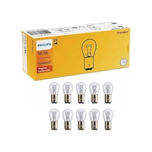 Philips P21/5w 12v Bay15d Stop/park Lambası, 10'lu Paket, 12499cp Açık