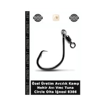 Özel Üretim Avcılık Kamp Nehir Avı Vmc Tuna Circle Olta İğnesi 8386 No:8-0 - 4lu