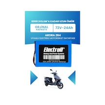 Arora Zr4 Uyumlu Batarya Lifepo4 72v 24ah