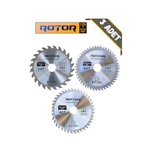 3'lü Disk Seti 125x22,23 Daire Testere Ahşap Kesme Set 3 Parça