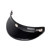 Teltree Motorsiklet Kaskı Güneş Koruyucu Ünlü Tipi Üç Kanca Desenli Pc Materyalli Kask Şapka Siyah