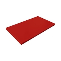 Türkay Polietilen Kesme Tahtası. Kesim Levhası Kırmızı 30X50X2 Cm