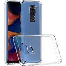 Newface Xiaomi Redmi Note 9 Kılıf Lüx Şeffaf Silikon - Şeffaf