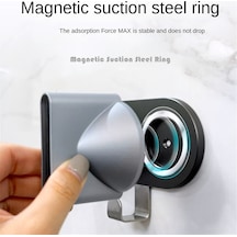 Saç Kurutma Makinesi Depolama Rafı Delme Duvar Tutucu Pembe