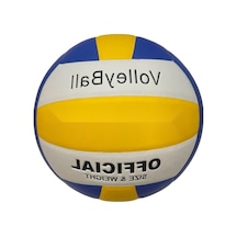 Yapıştırmalı Voleybol Topu - 260 Gr Açık Gri