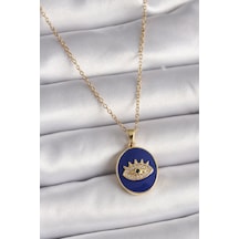 316l Çelik Gold Renk Zincir Mavi Mineli Zirkon Taşlı Göz İşleme Kadın Kolye - Tj-bko9505 Gümüş 316l Çelik Gold Renk Zincir Mavi Mineli Zirkon Taşlı Göz İşleme Kadın Kolye - Tj-bko9505 Gümüş