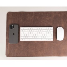 Brümate Deri Deskmat 37-80 Kahverengi