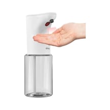 Sıvı Sabunluk Otomatik Sensörlü Kremlik Şampuanlık Pilli Hareket Sensörlü Fotoselli Otomatik 300ml Beyaz Sl-u02 000 Açık Krem