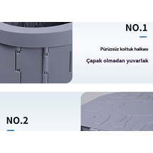 Açık Kamp Taşınabilir Katlanabilir Tuvalet Haki