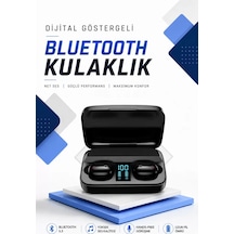 Dijital Göstergeli Bluetooth Kulaklık Kablosuz Tws Stereo Bluetooth 5.0 Mh-hs9997-3718