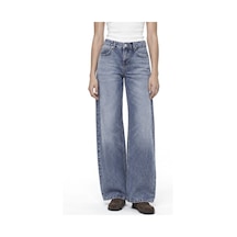Hiccup Squalo Kadın Pantolon Orta Mavi Denim 03