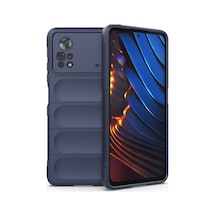 Uryport Xiaomi Poco X4 Pro 5g Kılıf Optimum Silikon - Lacivert