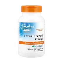 Ginkgo Ekstra Strengt.h 120 Mg 120 Veggie Capsules