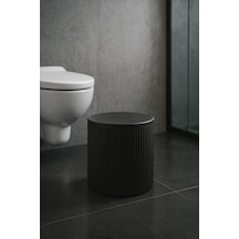 Banyo Mutfak Çöp Kovası 6 Litre Siyah Plastik 3372