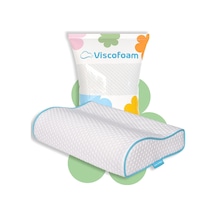 Küçük Boyun Destekli Ortopedik Yastık Visco Yastık 46x30x10-8cm Genel