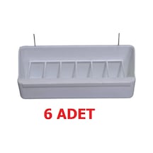 Uzun Beyaz Yemlik 6 Gözlü 6 Adet