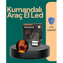 Kablosuz Kumandalı Led Jest Işığı - 3 Modlu Araba Arkası Mesaj Işığı 203 Led İle Yüksek Parlaklık Renkli