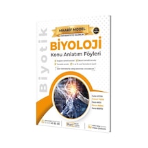 Biyotik Yayınları Üniversiteye Hazırlık Biyoloji Maarif Model Konu Anlatım Föyleri