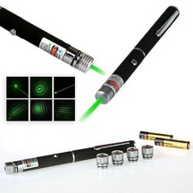 Yeşil Lazer Pointer 5000 Mw 15 Km Etkili Tek Başlık 5 Model Crchmgo