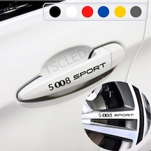 Peugeot 5008 Yapıştırma Kapı Kolu Ve Jant Stickerı