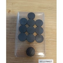 1.5 Cm Güçlü Yuvarlak Mıknatıs 20'li Paket Magnet Ve El Yapımı Ürünler İçin Hobi Mıknatısı