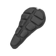 Bisiklet Sele Kılıfı Nefes Ribaund Bisiklet Koltuğu Kapağı Su Geçirmez Nefes Alabilir Kalınlaşmış Evrensel Fit Bisiklet Bisiklet Koltuğu Minder Örtüsü Siyah Siyah