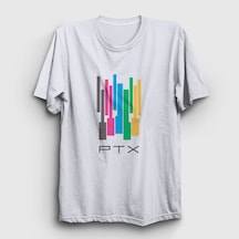 Presmono Unisex Colors Pentatonix T-shirt Beyaz