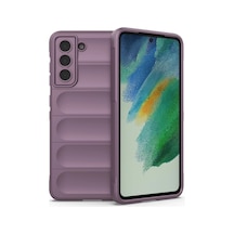 Uryport Samsung Galaxy Uyumlu S22 Plus Kılıf Optimum Silikon - Mor Çok Renkli